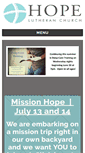 Mobile Screenshot of hopechurchmn.com